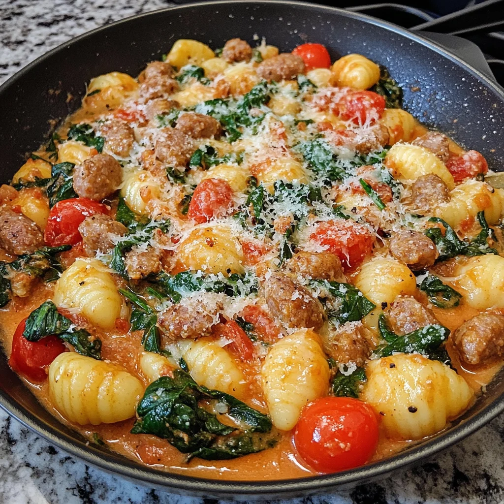 Creamy Tuscan Sausage Gnocchi 30 Minutes Easy Delicious