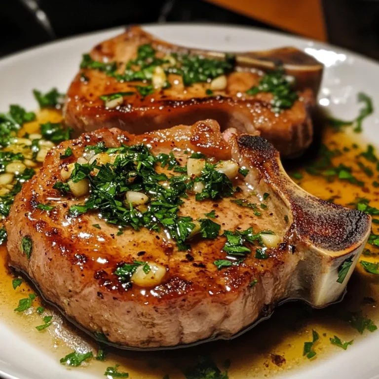 Garlic Butter Pork Chops 4 Ingredients Awesome Delicious