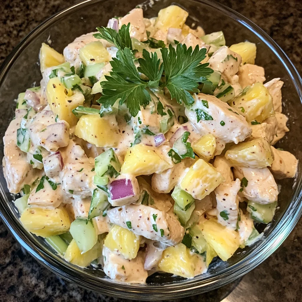 Hawaiian Chicken Salad 4 Servings Easy Delicious 3 Hawaiian Chicken Salad 4 Servings Easy Delicious