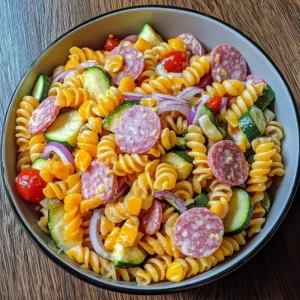 High-Protein Italian Pasta Salad 5 Steps Easy Delicious