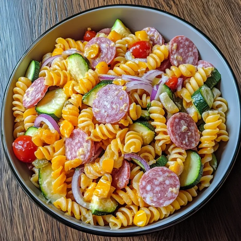 High-Protein Italian Pasta Salad 5 Steps Easy Delicious