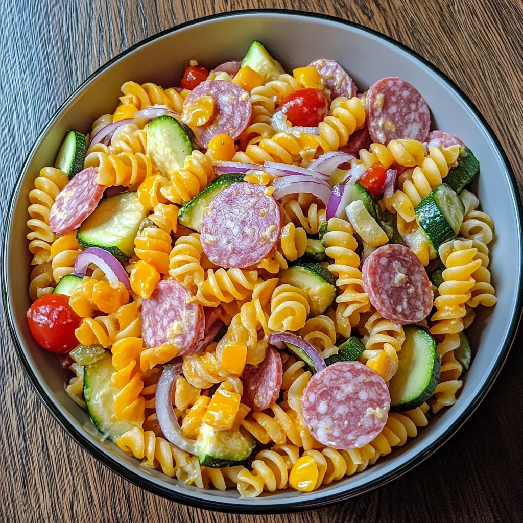 High-Protein Italian Pasta Salad 5 Steps Easy Delicious