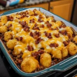 Loaded BBQ Bacon Tater Tot Casserole 30 Minutes Easy Delicious 5 Loaded BBQ Bacon Tater Tot Casserole 30 Minutes Easy Delicious