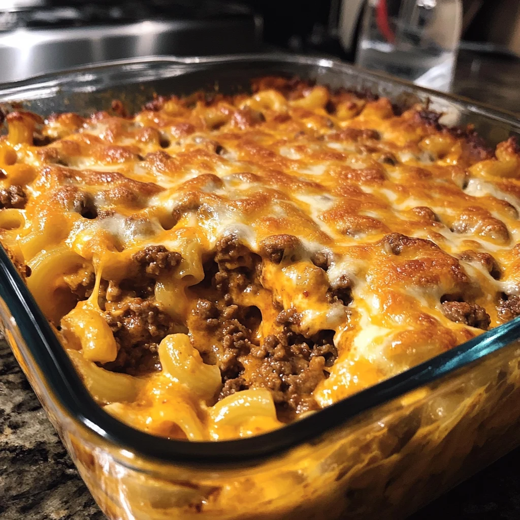 Delicious and Indulgent Loaded Cheeseburger Mac and Cheese Bake 5 Loaded Cheeseburger Mac and Cheese Bake – So Irresistible