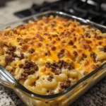 Delicious and Indulgent Loaded Cheeseburger Mac and Cheese Bake 4 Loaded Cheeseburger Mac and Cheese Bake – So Irresistible