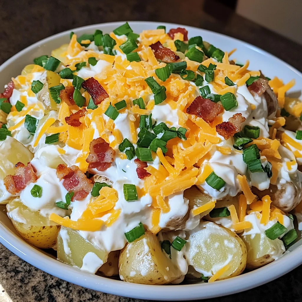 Loaded Potato Salad 4 Servings Ultimate Delicious 4 Loaded Potato Salad 4 Servings Ultimate Delicious