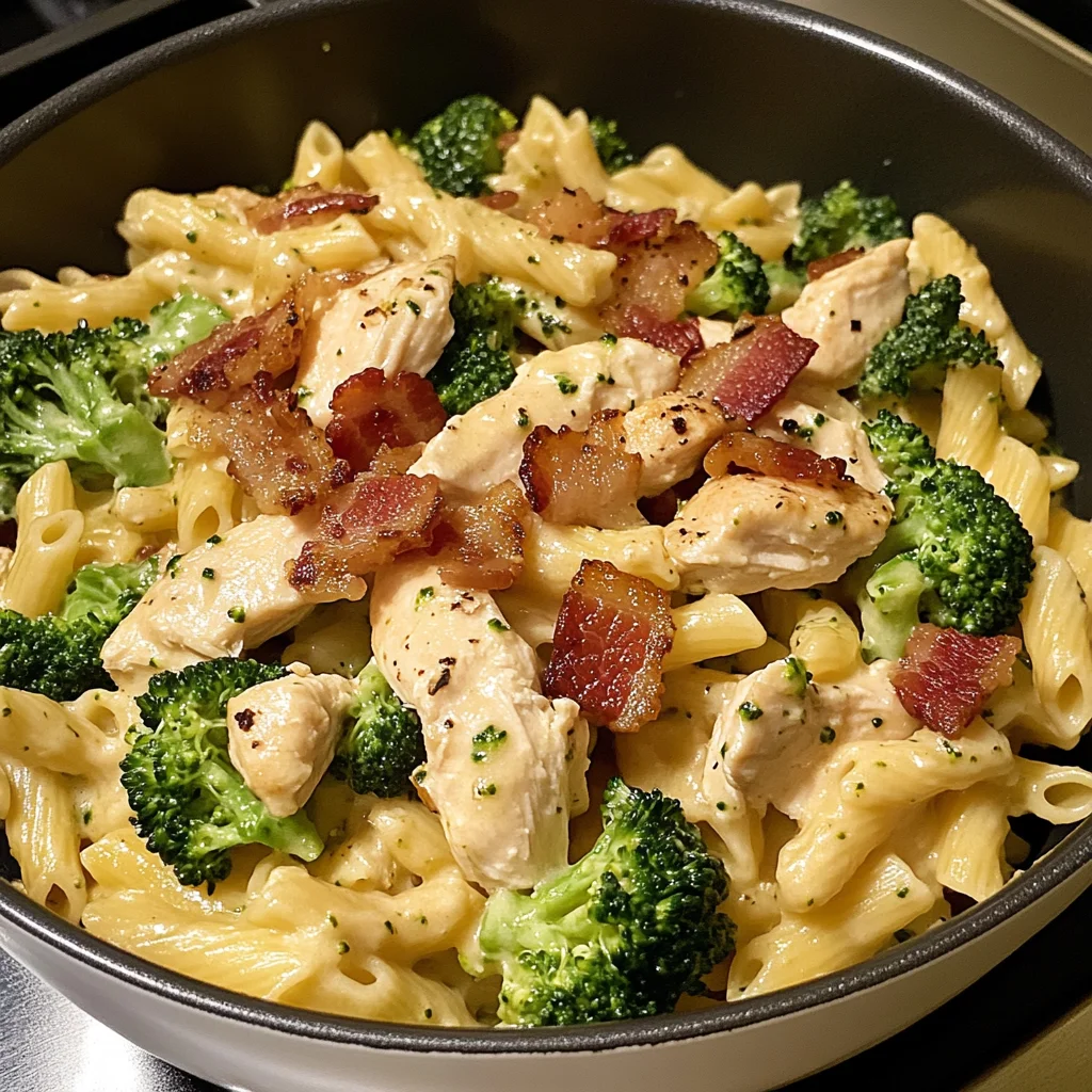 One-Pot Ranch Chicken Bacon and Broccoli Pasta 30 Minutes Easy Delicious 4 One-Pot Ranch Chicken Bacon and Broccoli Pasta 30 Minutes Easy Delicious