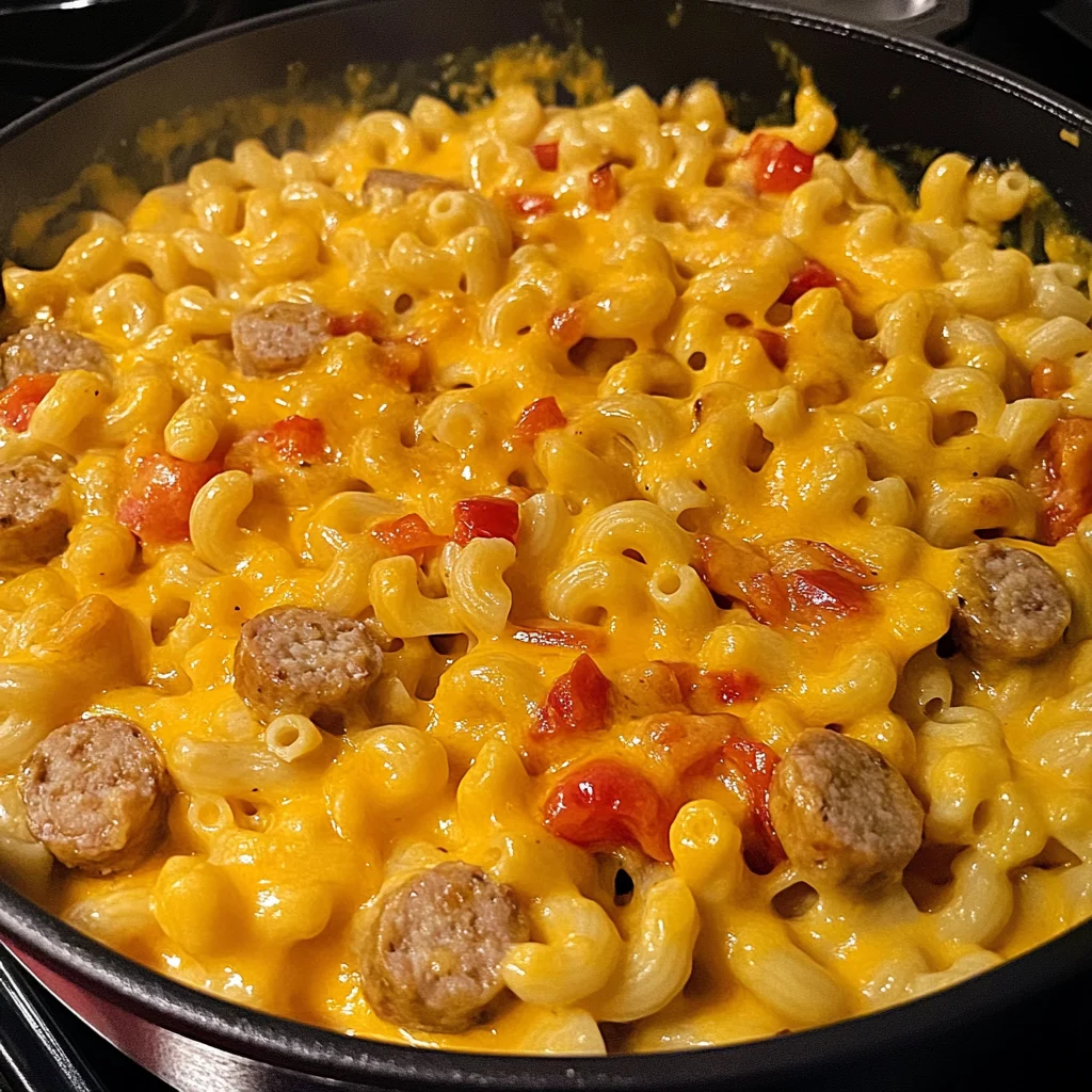 One-Pot Sausage and Peppers Mac and Cheese 30 Minutes Easy Delicious 4 One-Pot Sausage and Peppers Mac and Cheese 30 Minutes Easy Delicious