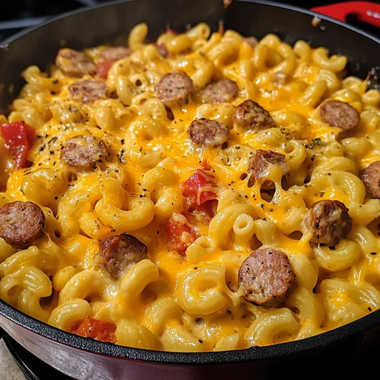One-Pot Sausage and Peppers Mac and Cheese 30 Minutes Easy Delicious