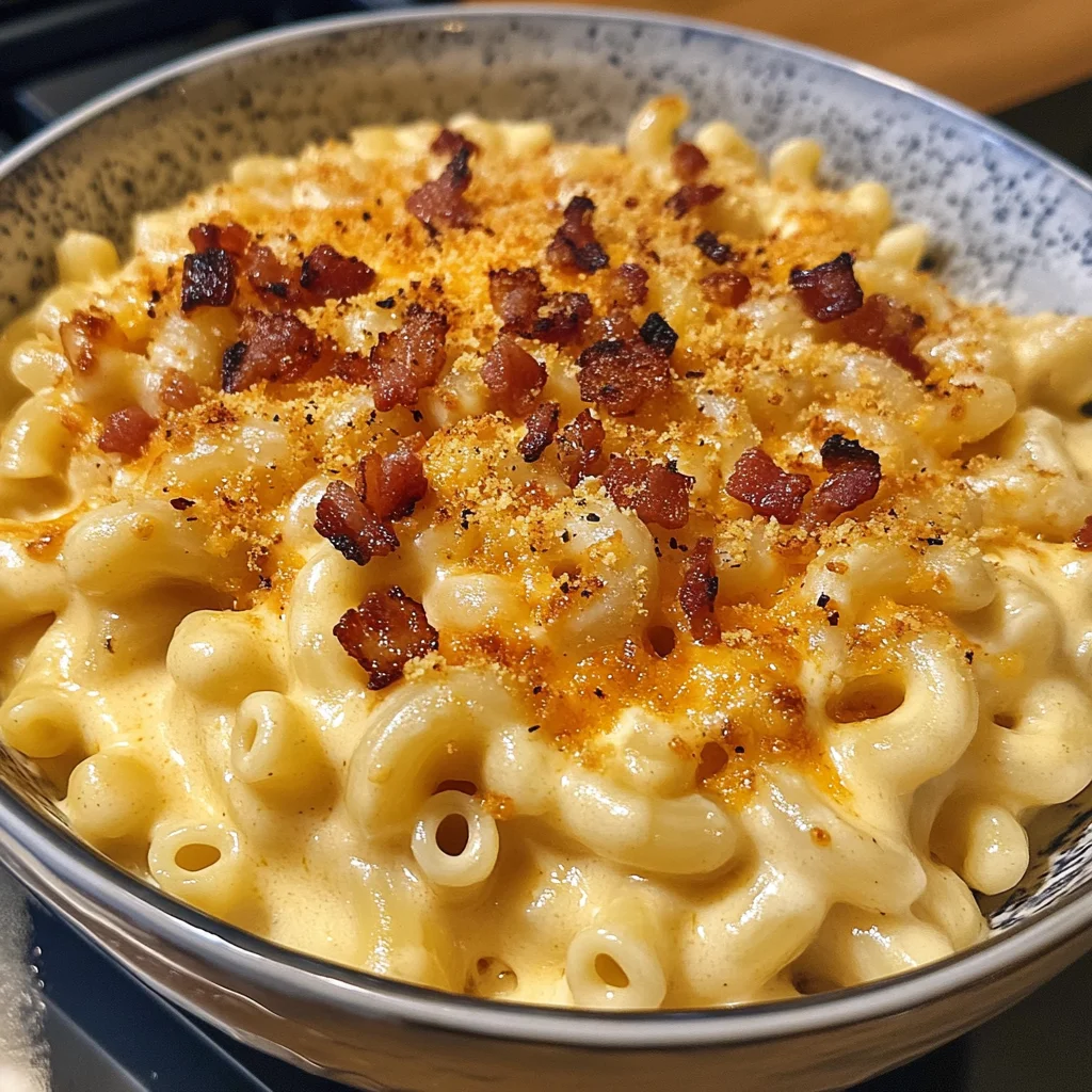 Smoky Bacon Mac and Cheese 5 Steps Ultimate Delicious 4 Smoky Bacon Mac and Cheese 5 Steps Ultimate Delicious