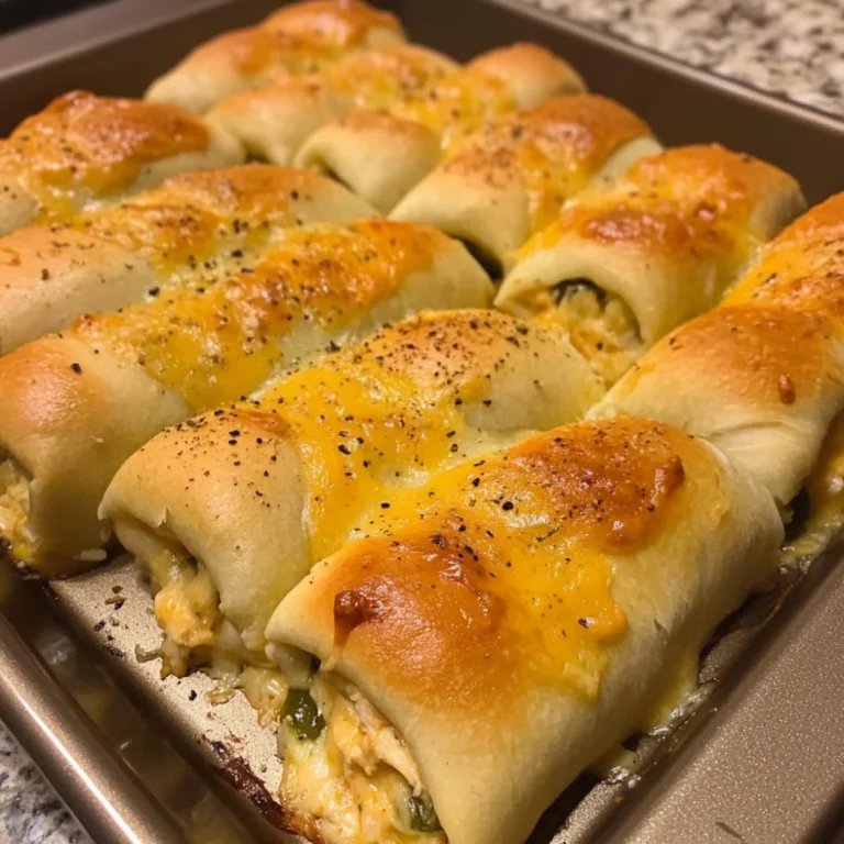 Easy Stuffed Jalapeño Chicken Cheese Rolls Recipe