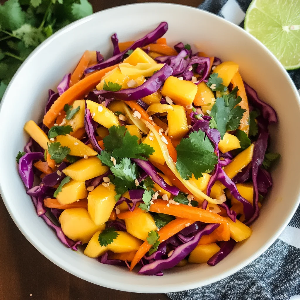 Thai Mango Salad 7 Ingredients Easy Delicious 4 Thai Mango Salad 7 Ingredients Easy Delicious