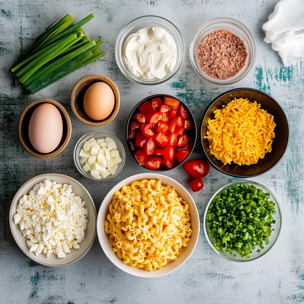 Loaded Breakfast Mac & Cheese: The Ultimate Morning Comfort Dish 6 Ingredients for Loaded Breakfast Mac & Cheese