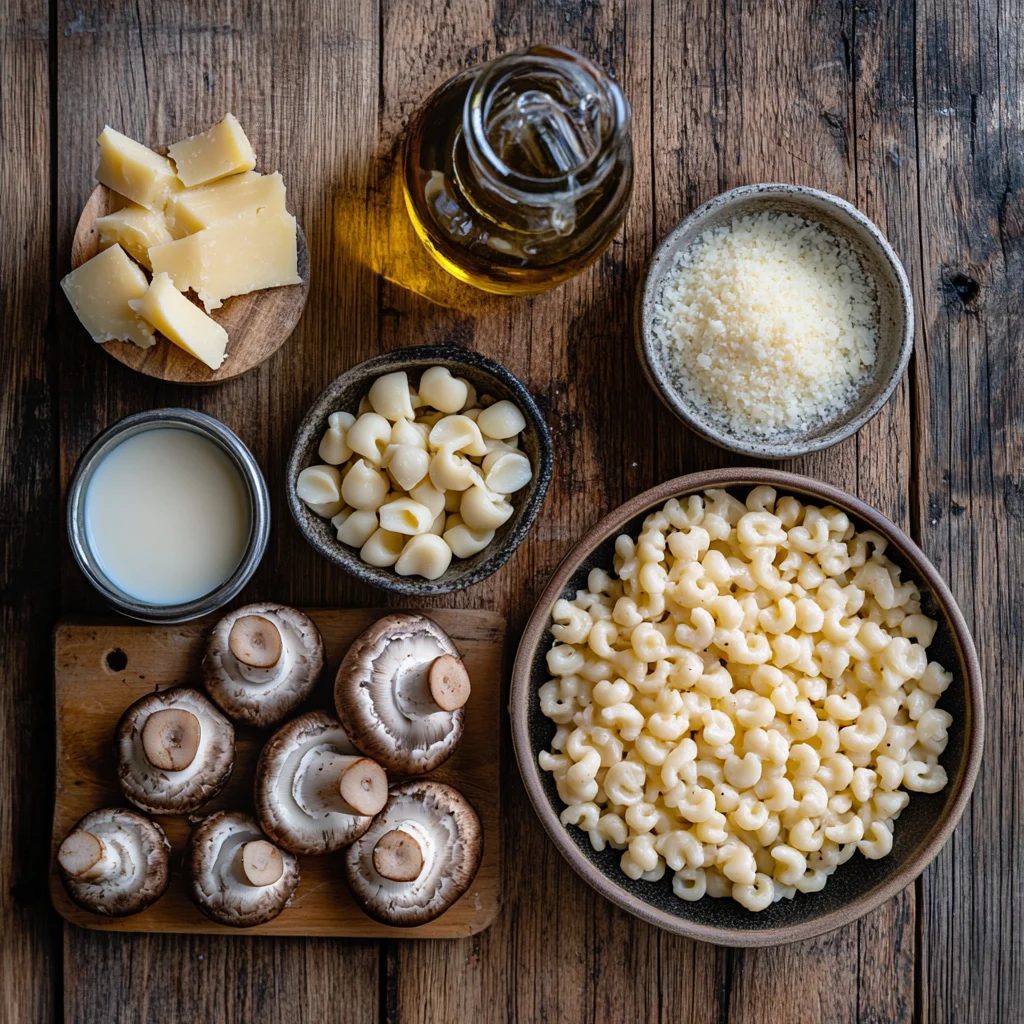 Loaded Truffle Mushroom Mac – The Ultimate Creamy, Earthy Comfort Food 6 Ingredients for loaded truffle mushroom mac