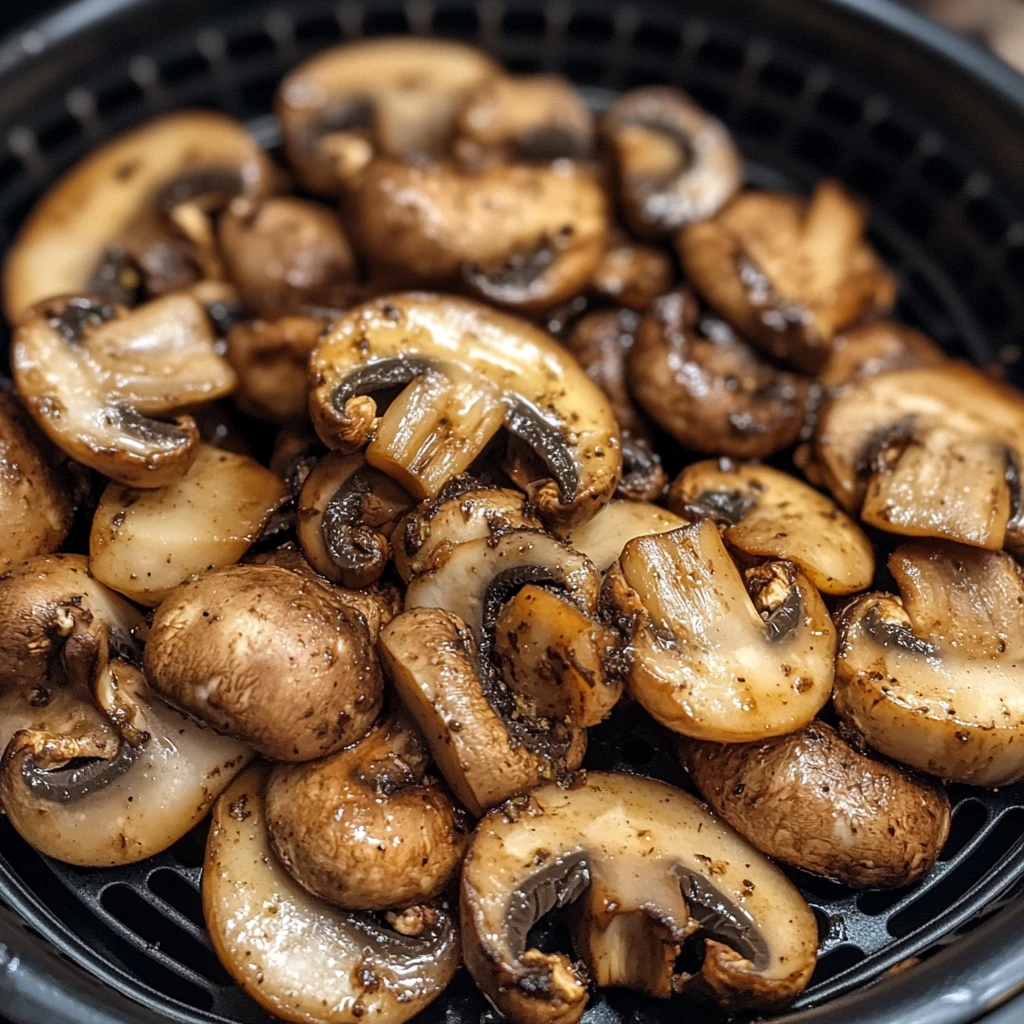 Discover Irresistible Air Fryer Mushrooms in Just 10 Minutes! 4 Air Fryer Mushrooms 10 Minutes Quick Delicious