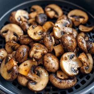 Air Fryer Mushrooms 10 Minutes Quick Delicious