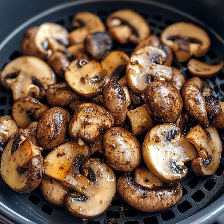 Air Fryer Mushrooms 10 Minutes Quick Delicious