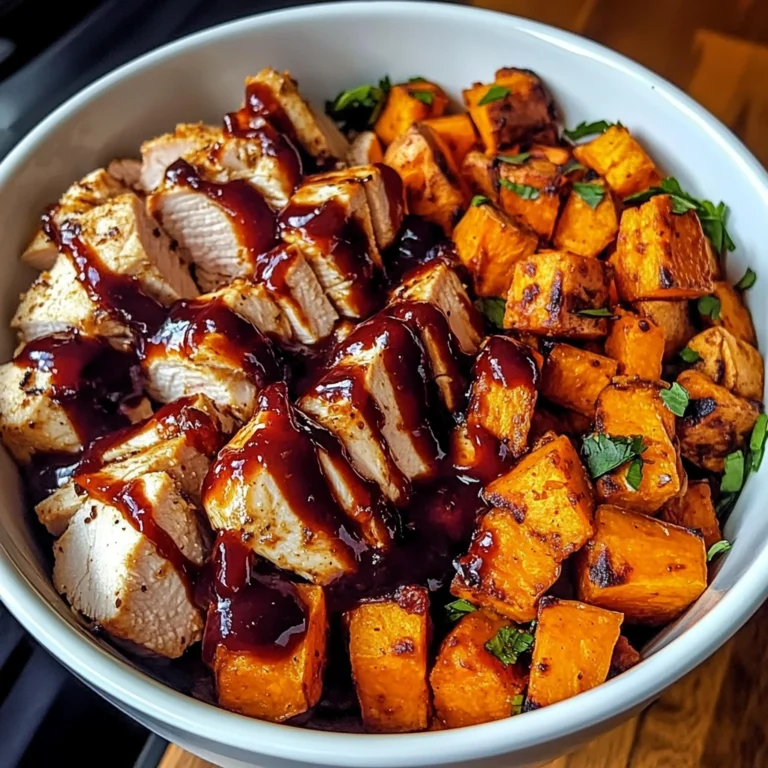 BBQ Chicken Sweet Potato Bowl 30 Minutes Easy Delicious