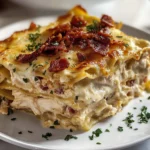 Indulge in Bacon Ranch Chicken Lasagna for a Flavorful Feast 5 Bacon Ranch Chicken Lasagna 4 Servings Ultimate Delicious