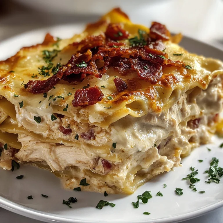 Bacon Ranch Chicken Lasagna 4 Servings Ultimate Delicious