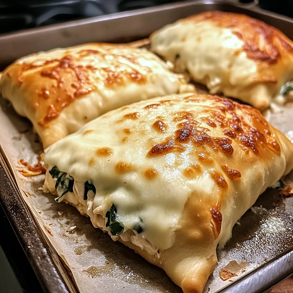 Baked Chicken Alfredo Calzones 4 Servings Ultimate Delicious 4 Baked Chicken Alfredo Calzones 4 Servings Ultimate Delicious