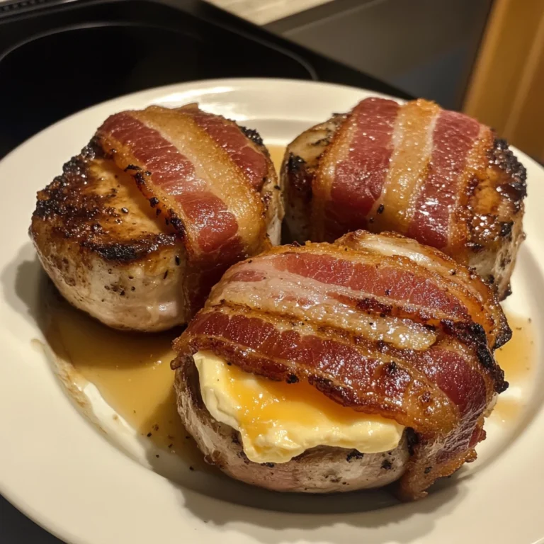 Bourbon Maple Bacon Wrapped Stuffed Pork Chops 30 Minutes Easy Delicious