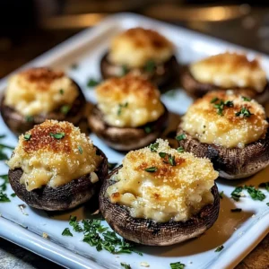 Boursin Stuffed Mushrooms 4 Ingredients Easy Delicious