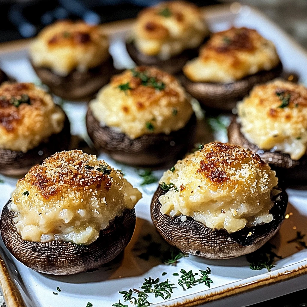 Indulge in Boursin Stuffed Mushrooms for Your Next Party! 4 Boursin Stuffed Mushrooms 4 Ingredients Easy Delicious