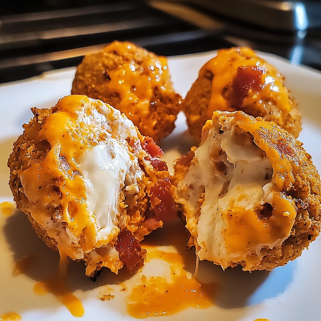 Indulge in Buffalo Chicken Bacon Loaded Mozzarella Bombs Today! 4 Buffalo Chicken Bacon Loaded Mozzarella Bombs 30 Minutes Ultimate Delicious