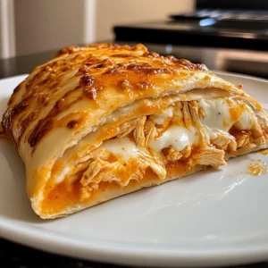 Buffalo Chicken Calzone 4 Servings Ultimate Delicious