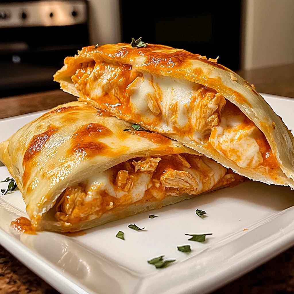 Buffalo Chicken Calzone 4 Servings Ultimate Delicious