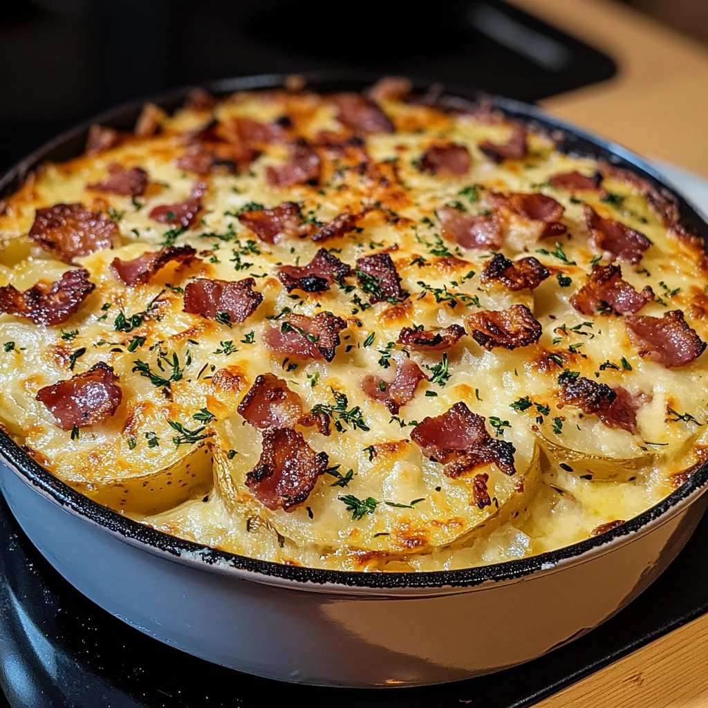 Cheesy Au Gratin Potatoes with Bacon: 5 Steps to Amazing