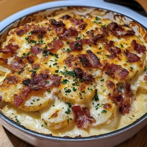 Cheesy Au Gratin Potatoes with Bacon: 5 Steps to Amazing