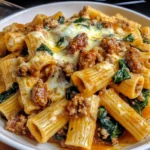 Indulge in Cheesy Beef and Italian Sausage Rigatoni Today! 5 Cheesy Beef and Italian Sausage Rigatoni 30 Minutes Ultimate Delicious