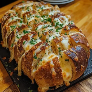 Cheesy Garlic Bliss Pull-Apart Bread 30 Minutes Ultimate Delicious