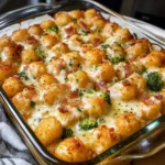 Chicken Alfredo Tater Tot Casserole 4 Servings Ultimate Delicious