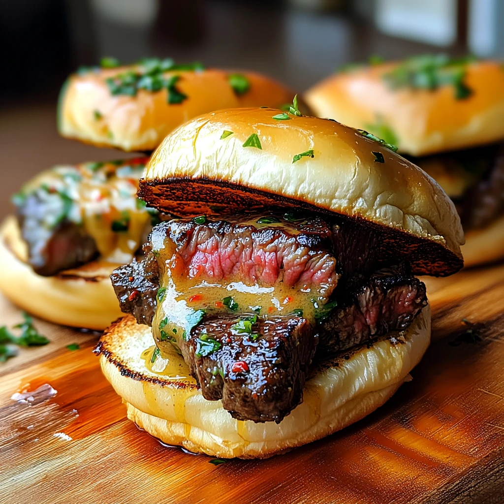 Cowboy Butter Steak Sliders 4 Servings Amazing