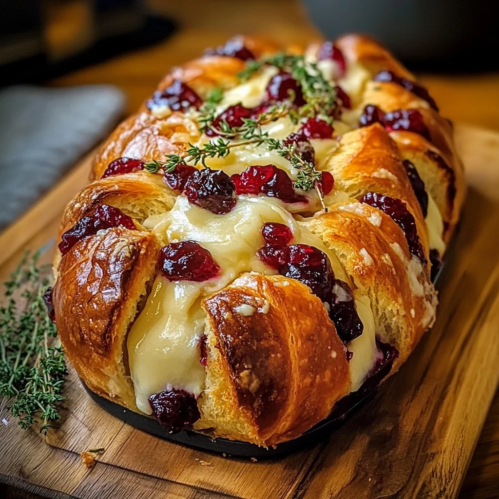 Cranberry Brie Sourdough Pull-Apart Bread 30 Minutes Perfect Delicious