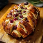 Cranberry Brie Sourdough Pull-Apart Bread 30 Minutes Perfect Delicious