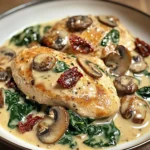Creamy Tuscan Chicken 4 Ingredients Easy Delicious