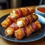Indulge in Crispy Bacon-Wrapped Mozzarella Sticks for Ultimate Flavor 5 Crispy Bacon-Wrapped Mozzarella Sticks 30 Minutes Ultimate Delicious