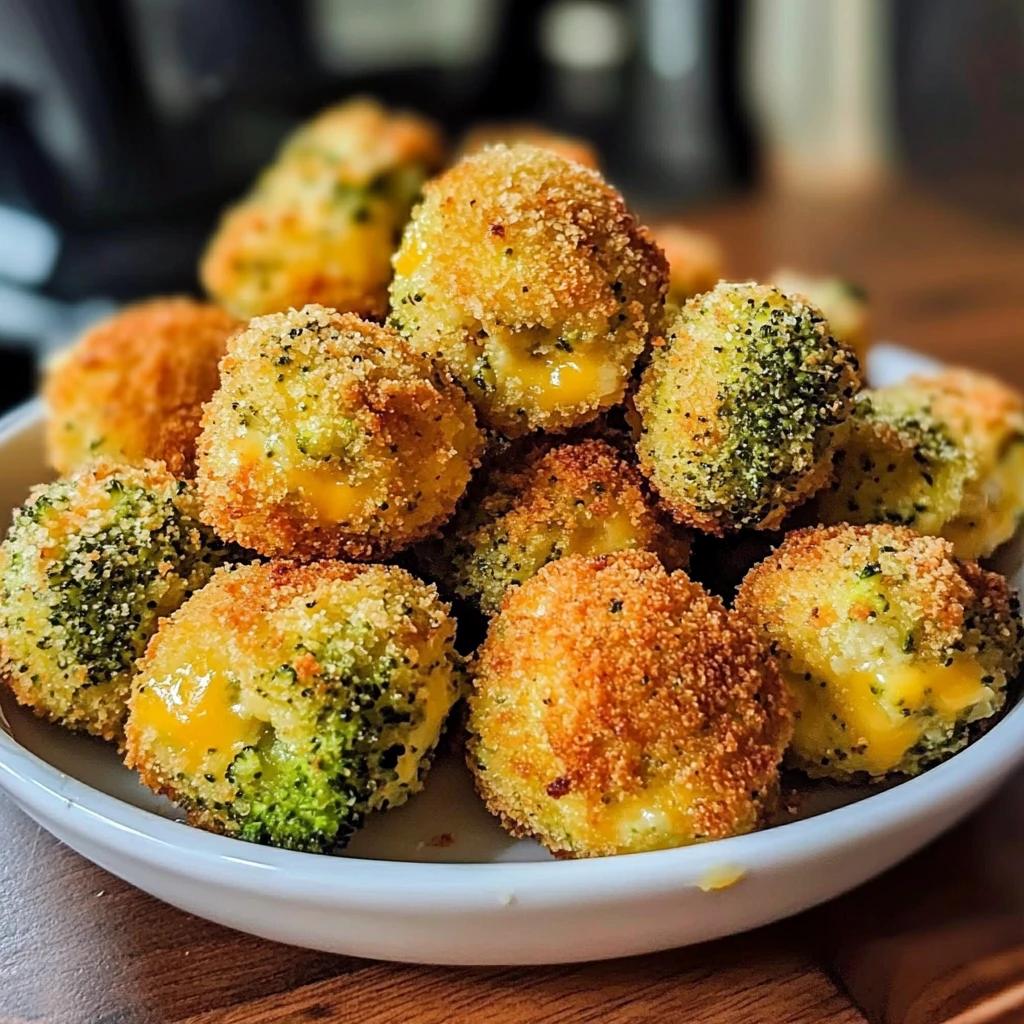 Discover the Ultimate Crispy Broccoli Cheese Bites Recipe Today! 4 Crispy Broccoli Cheese Bites 4 Servings Easy Delicious