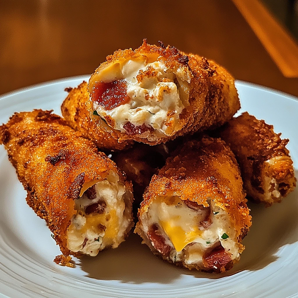 Crispy Chicken Bacon Loaded Cheese Stick Bombs 30 Minutes Ultimate Delicious