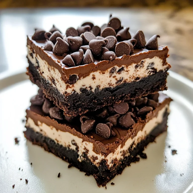 Death-By-Chocolate No Bake Cheesecake Bars 4 Servings Easy Delicious