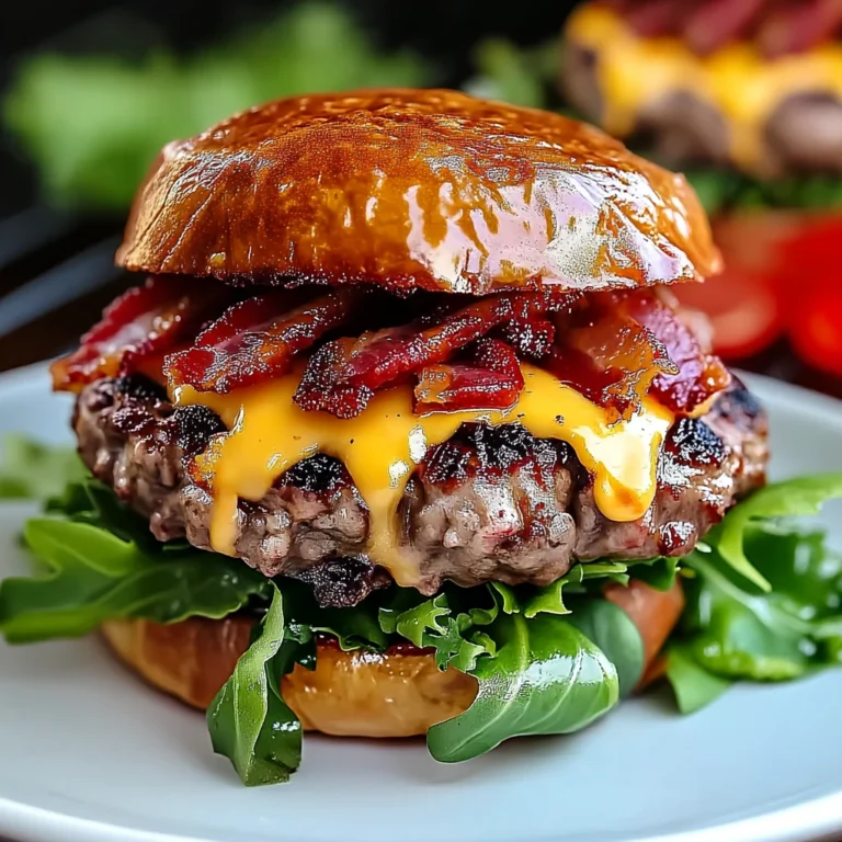 Flavor-Packed Crack Burgers 4 Servings Ultimate Delicious