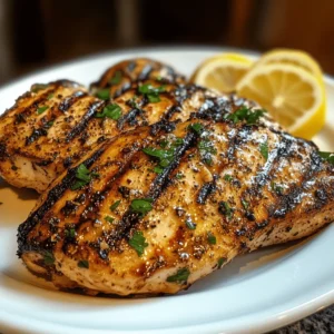 Grilled Chicken Marinade 4 Ingredients Easy Delicious