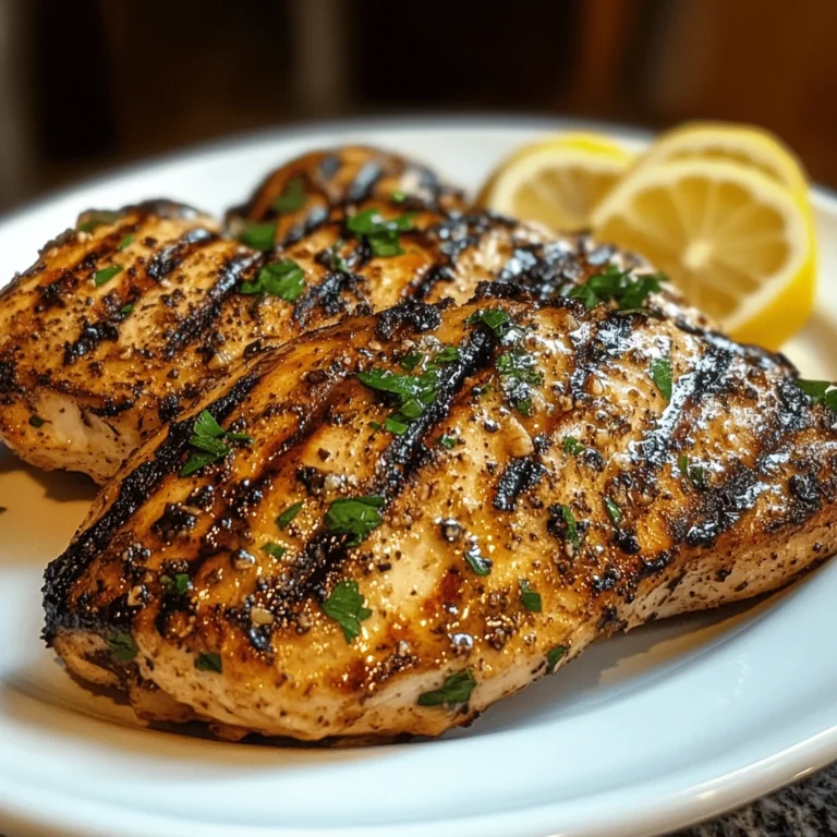 Grilled Chicken Marinade 4 Ingredients Easy Delicious