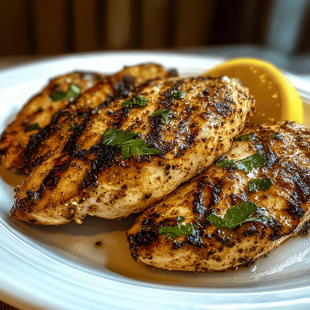 Elevate Your Meals with This Grilled Chicken Marinade Recipe 4 Grilled Chicken Marinade 4 Ingredients Easy Delicious