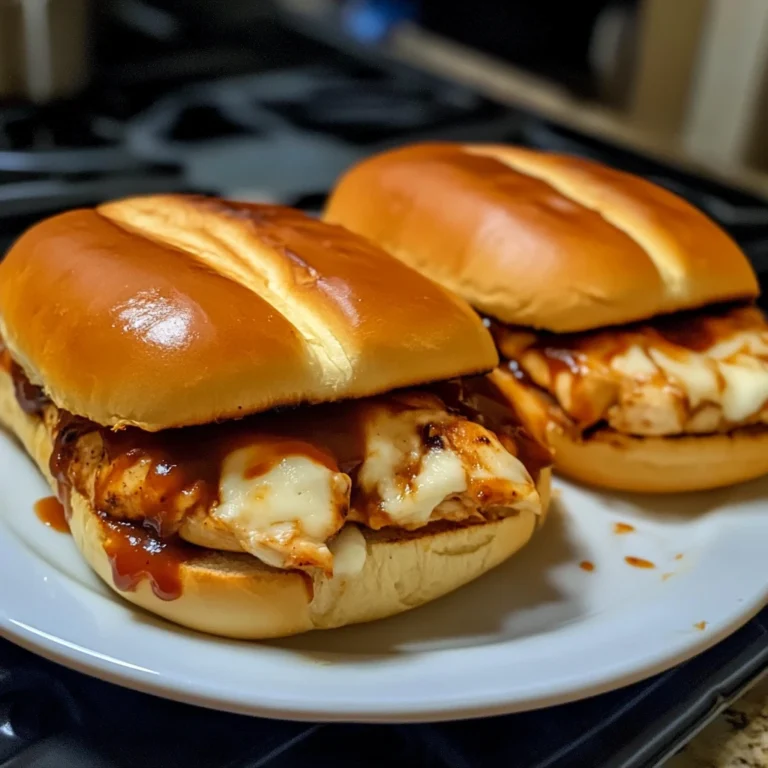 Grilled Mozzarella BBQ Chicken Sandwiches 4 Servings Easy Delicious