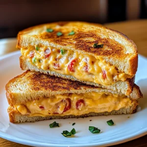 Grilled Pimento Cheese Sandwich 4 Servings Ultimate Delicious